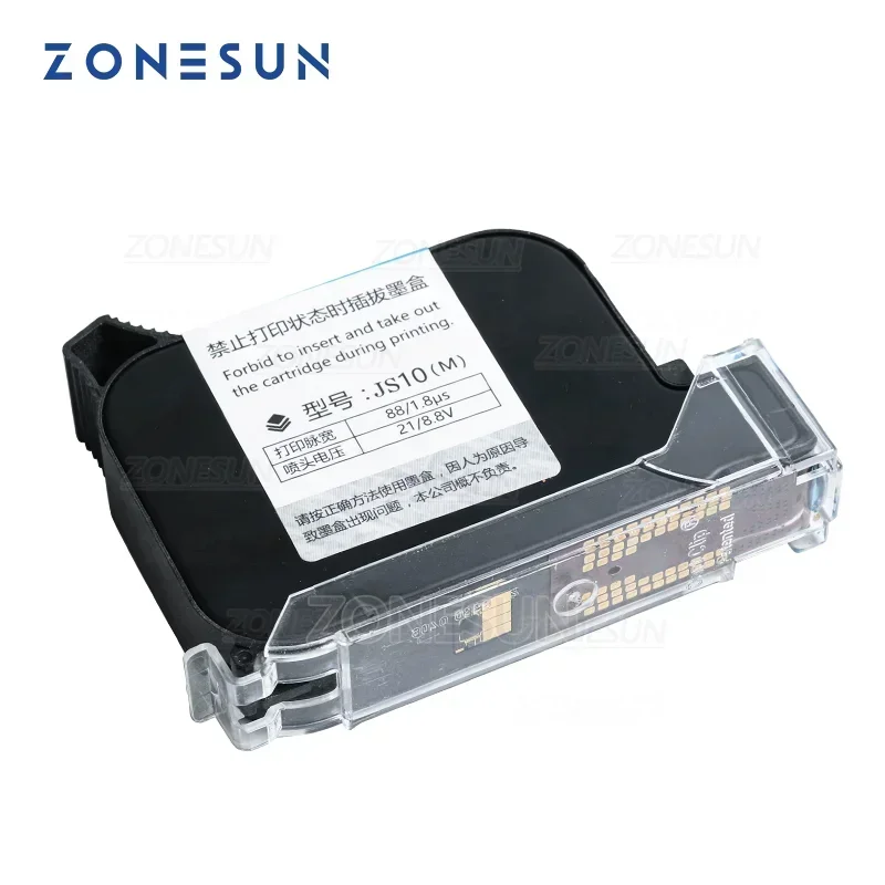 Ink Cartridge - ZONESUN プリンタインクボックスハンドヘルドインテリジェント USB QR コードインクジェットプリンタコーディングマシンインクカートリッジ ZS-IC1