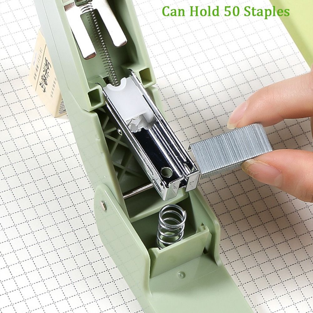 Stapler Heavy Duty - 360度回転式デスクトップステープラー 簡単操作 回転式ステープルマシン 高耐久性 24/6 26/6