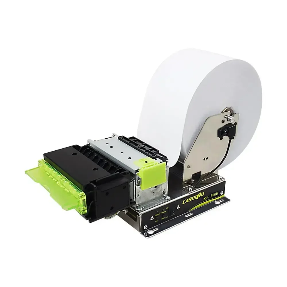 Receipt Printer - 2026年製 キャシノ KP-300H 高品質オートカッター付きUSBイベントチケットキオスクプリンター コンパクト Linux搭載