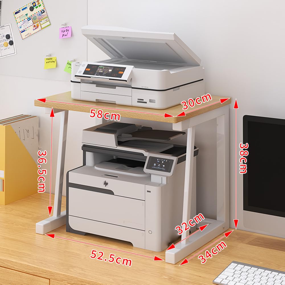 2段式の木製デスクトッププリンタースタンド。プリンター、スキ - Commercial Book Printing Machines のレビューと価格