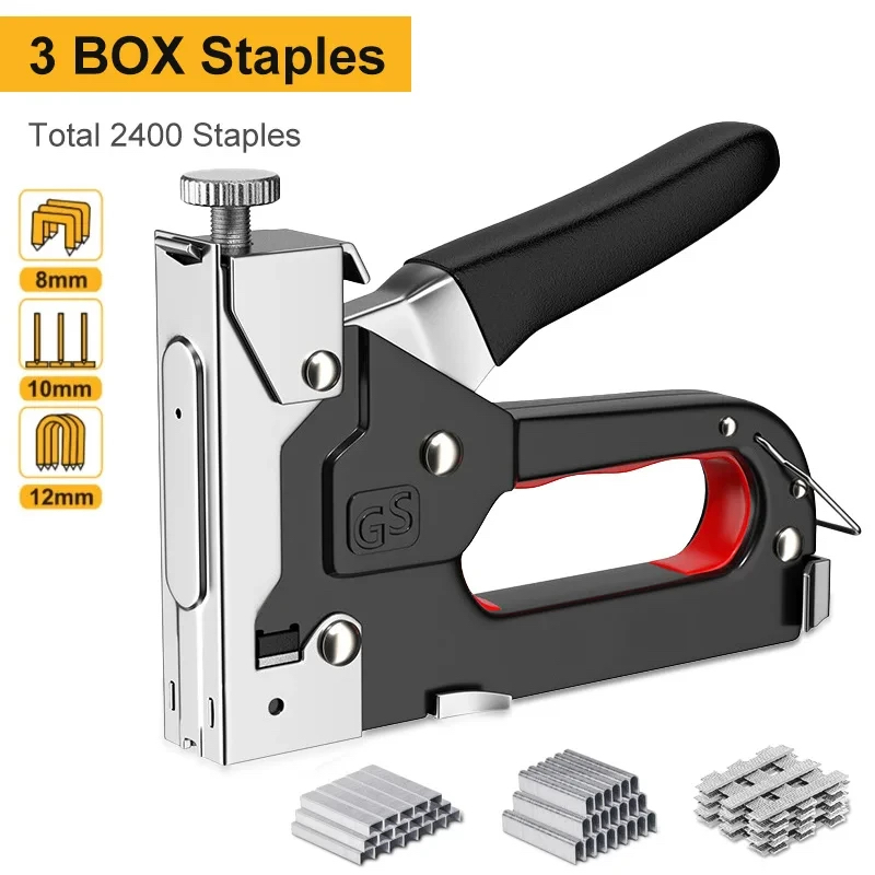 DIY家具手縫いガン、インテリア装飾付きフォーインワンステッ - Stapler Heavy Duty のレビューと価格