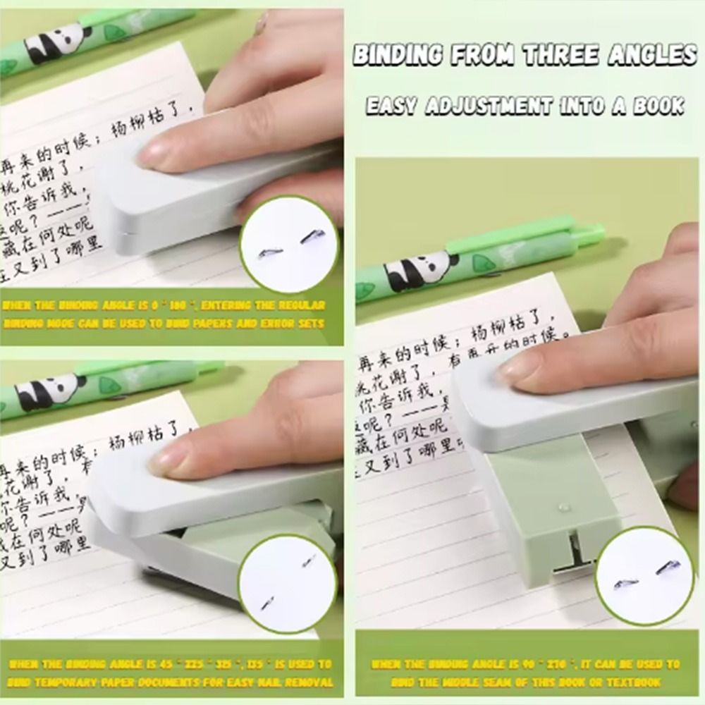 360度回転式デスクトップステープラー 簡単操作 回転式ステ - Stapler Heavy Duty のレビューと価格