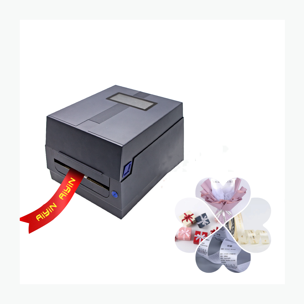 110mm熱転写ラベルプリンター、金属製4x6バーコードステ - Barcode Printer のレビューと価格