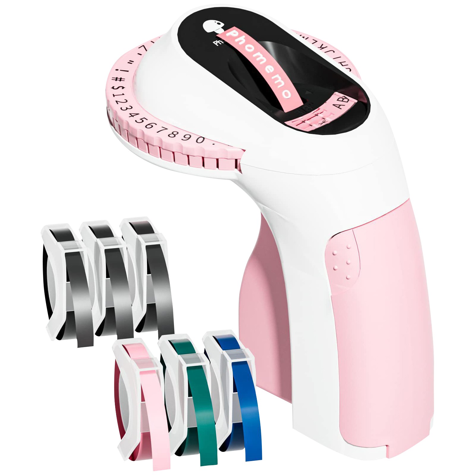 3D ラベルプリンターエンボスラベルテープマニュアルラベラー - Label Maker のレビューと価格